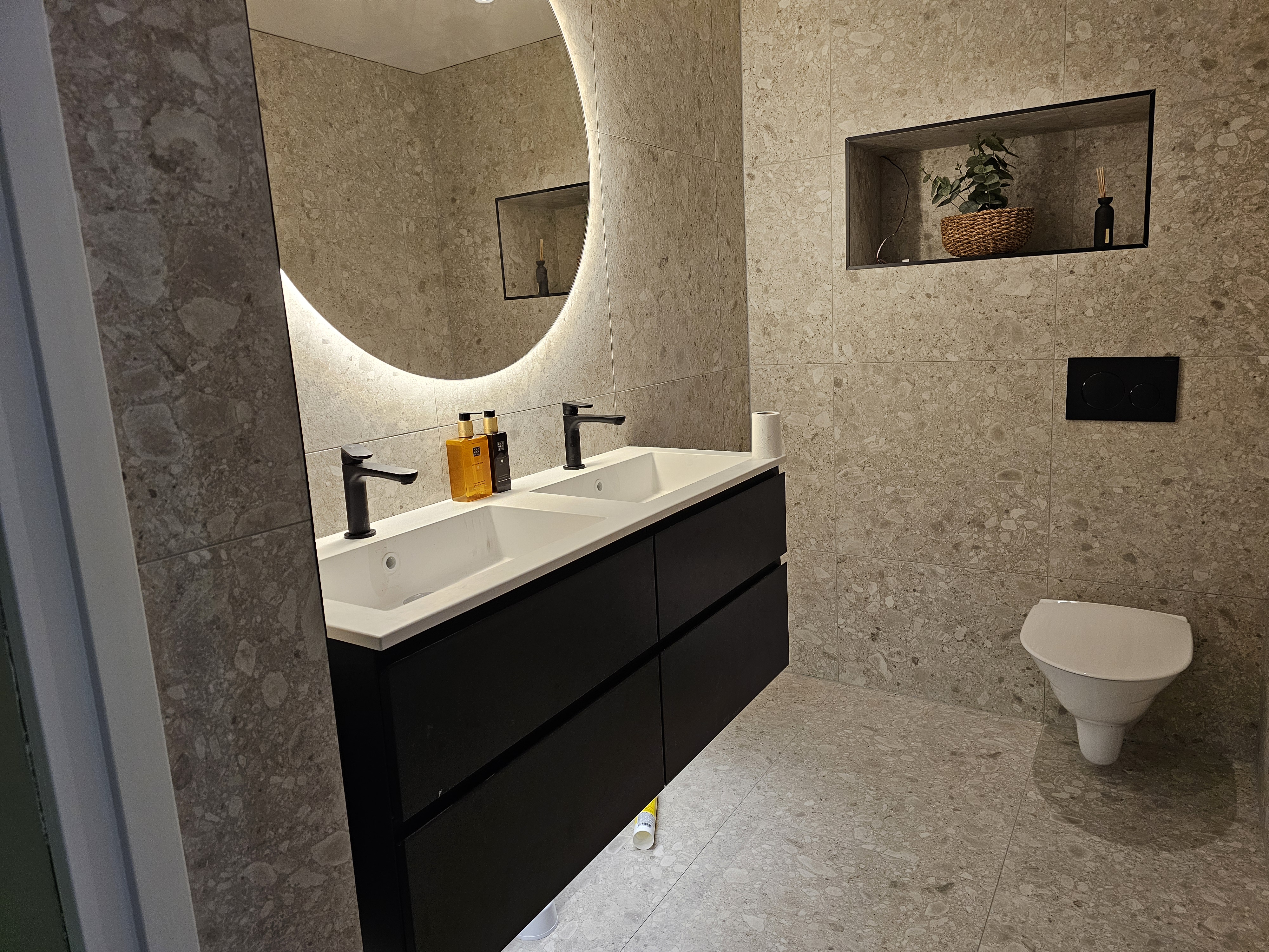 Lyxbadrum efter renovering