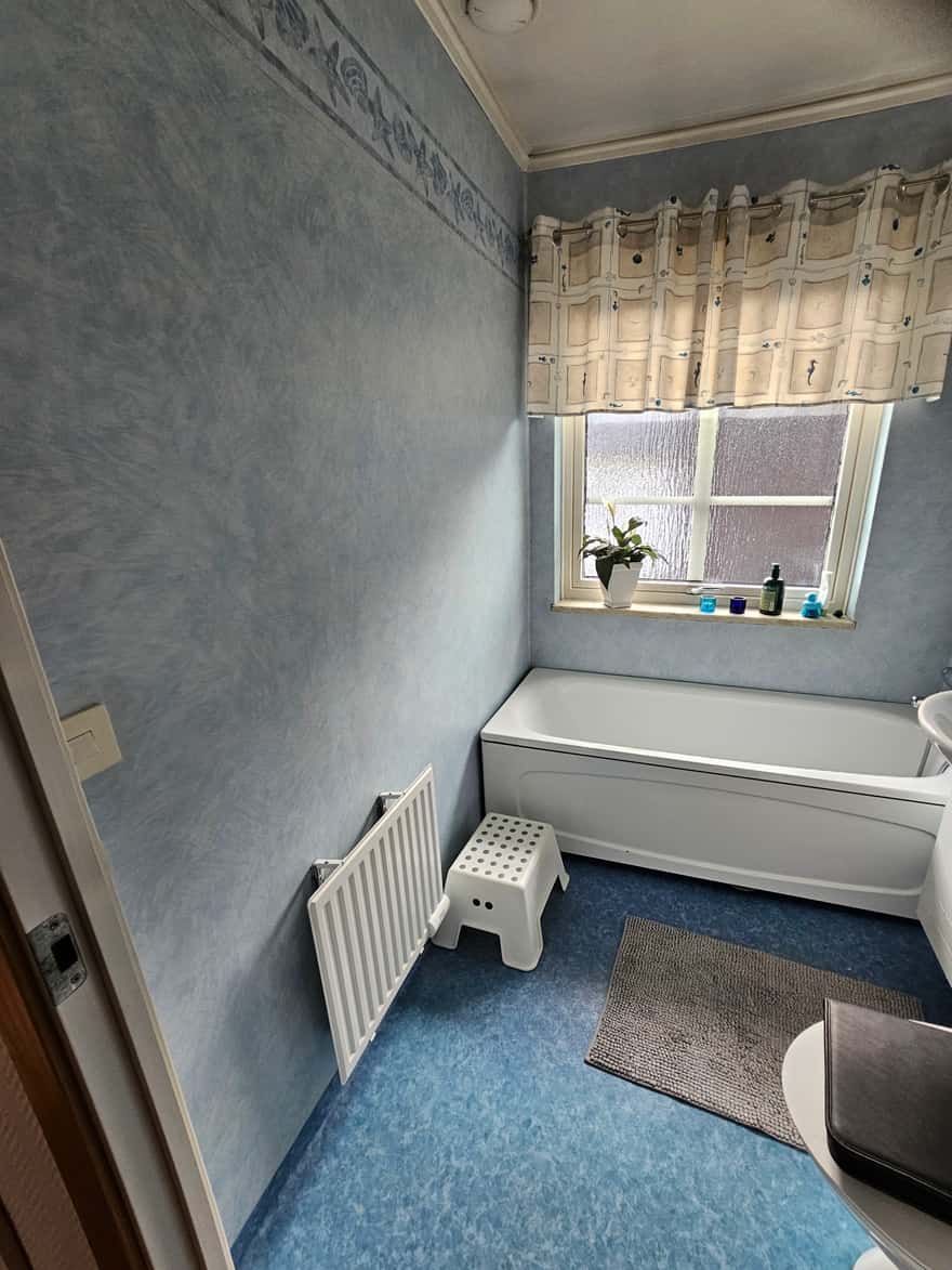 Före badrumsrenovering