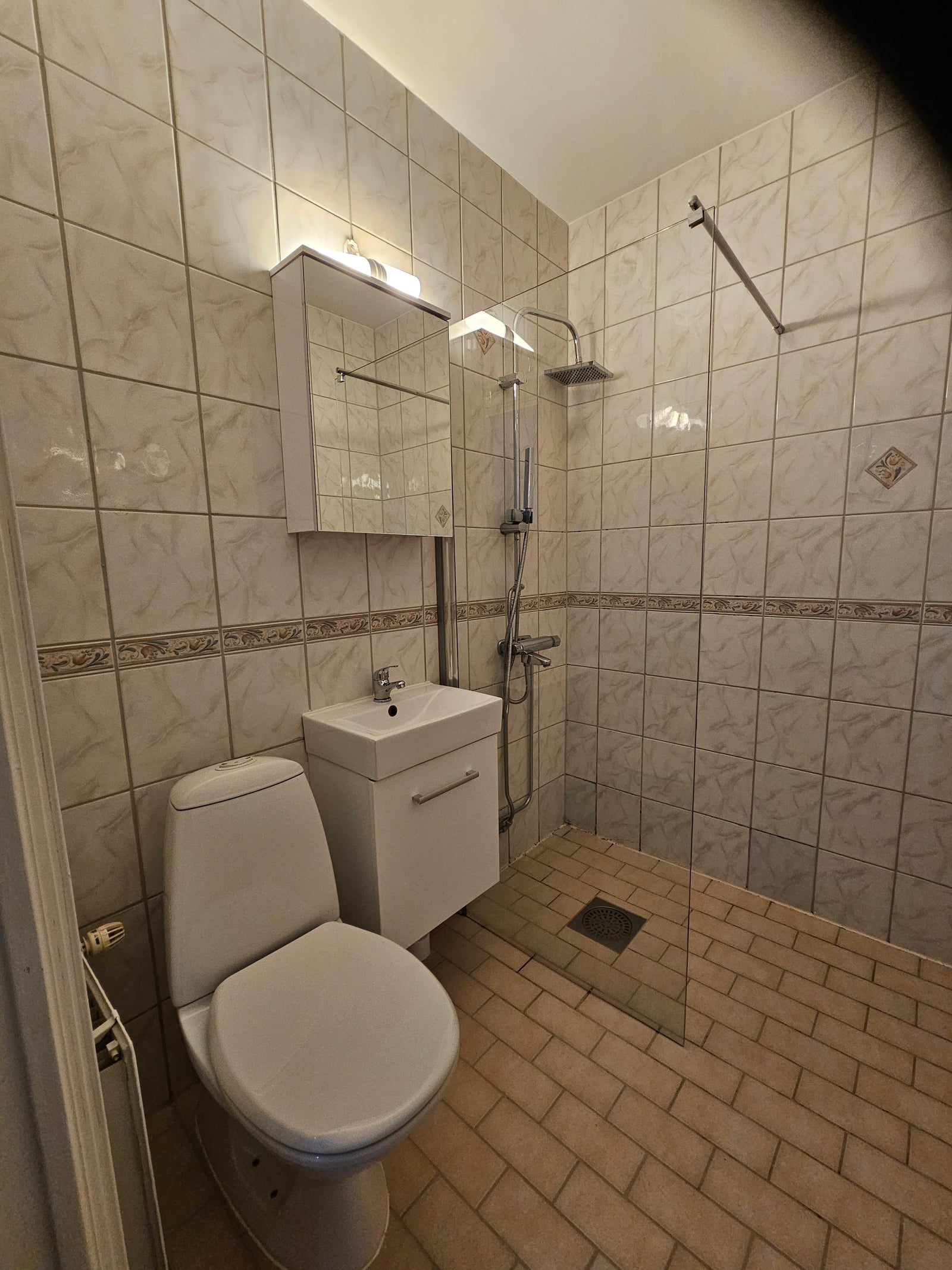 Före badrumsrenovering