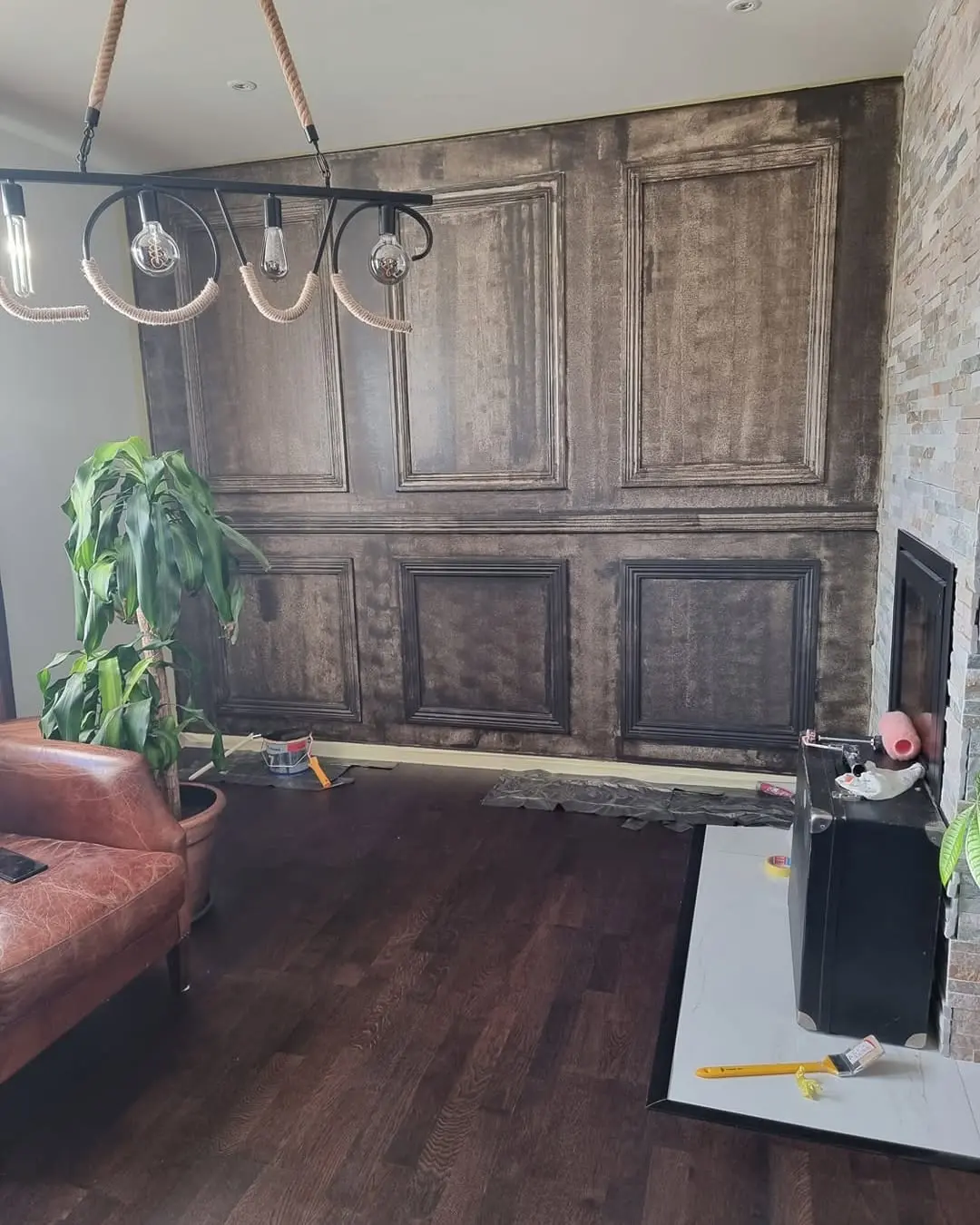 Nytt vardagsrum av Jana Bygg AB som är proffs på vardagsrum och köksrenovering i Borås